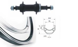 Kotač II 26" kranc Mach1 ER-10 S-E crni matice 36h