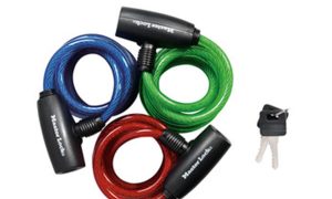 Lokot Master Lock sajla/ključ 1800x8mm u boji/crni