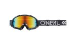 Goggle O'Neal B-10 CAMO V.22 Black/White - radium red