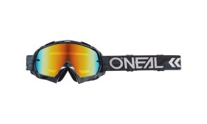 Goggle O'Neal B-10 CAMO V.22 Black/White - radium red
