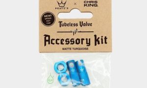Peaty's accessory kit Tubeless ventila 42mm Turquoise